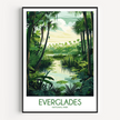 Everglades Modern Travel Poster