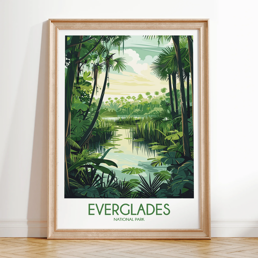 Everglades Souvenir Poster Print