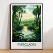 Everglades Vintage Style Print