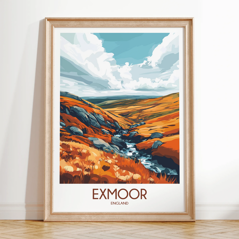 Exmoor Destination Art Gift
