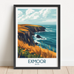 Exmoor Modern Travel Poster