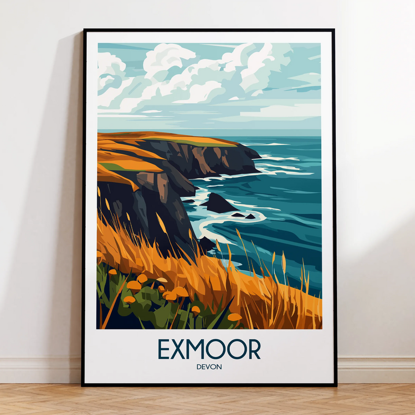Exmoor Scenic Landscape Art