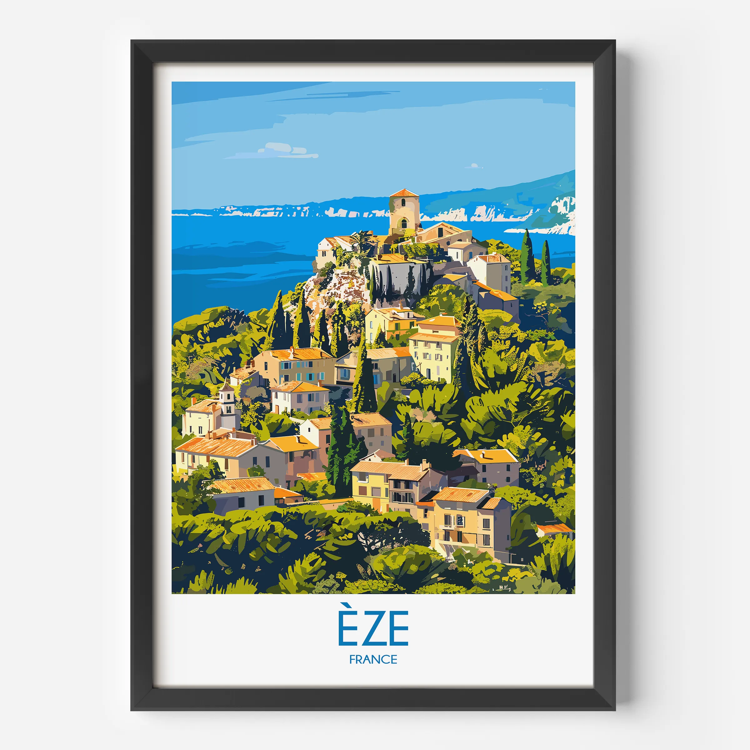 Èze Minimalist Wall Art