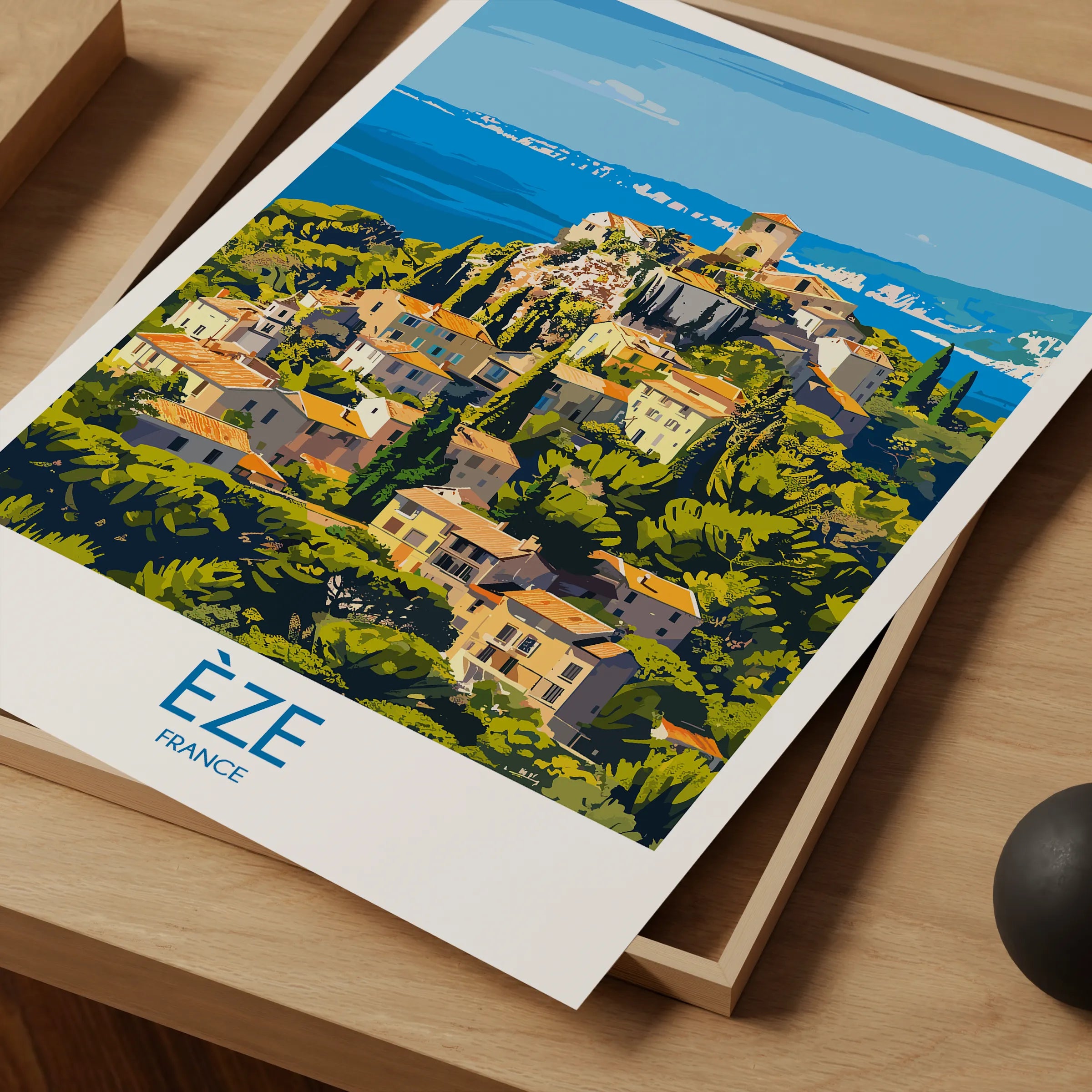 Èze Scenic Landscape Art