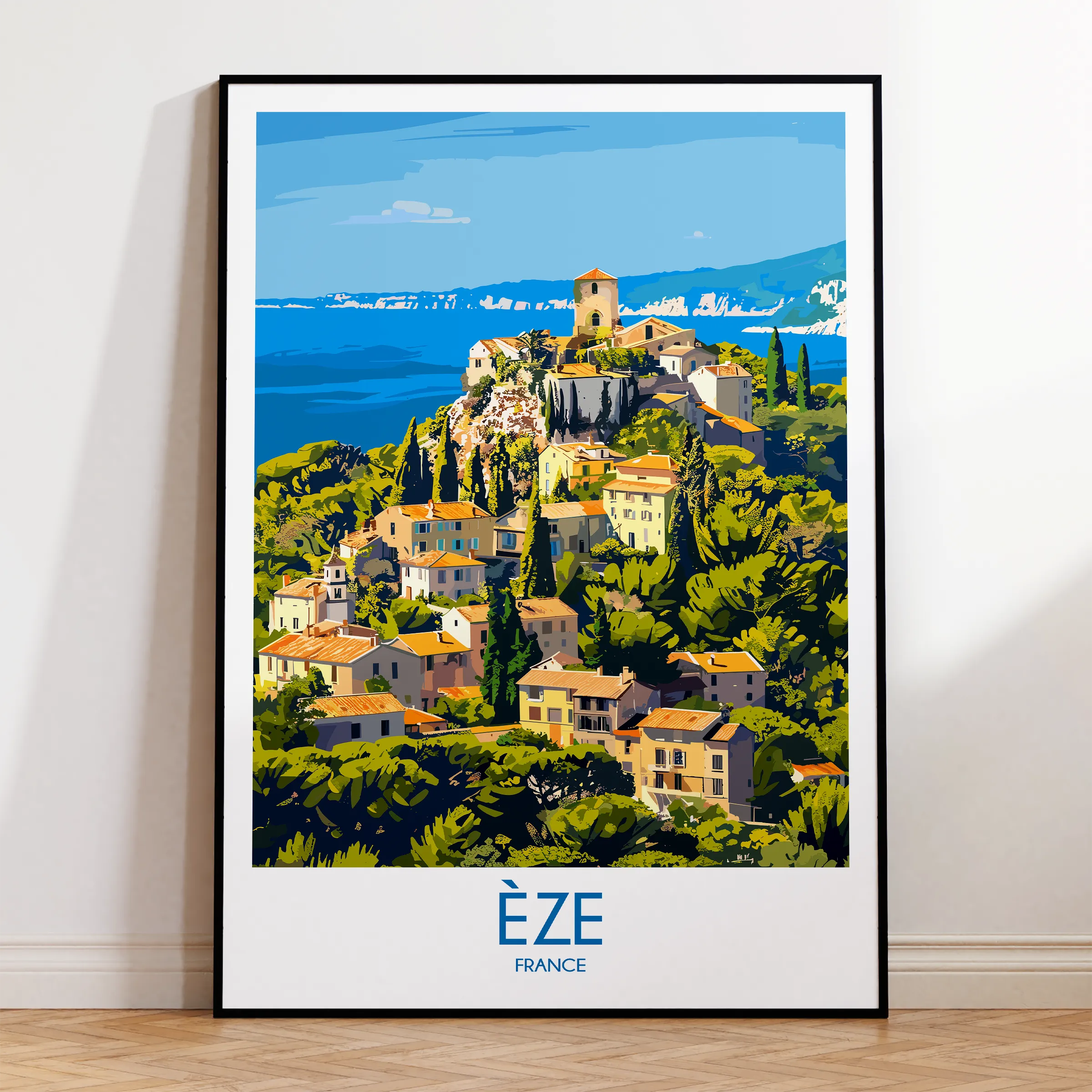 Èze Souvenir Poster Print