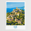 Èze Vintage Style Print
