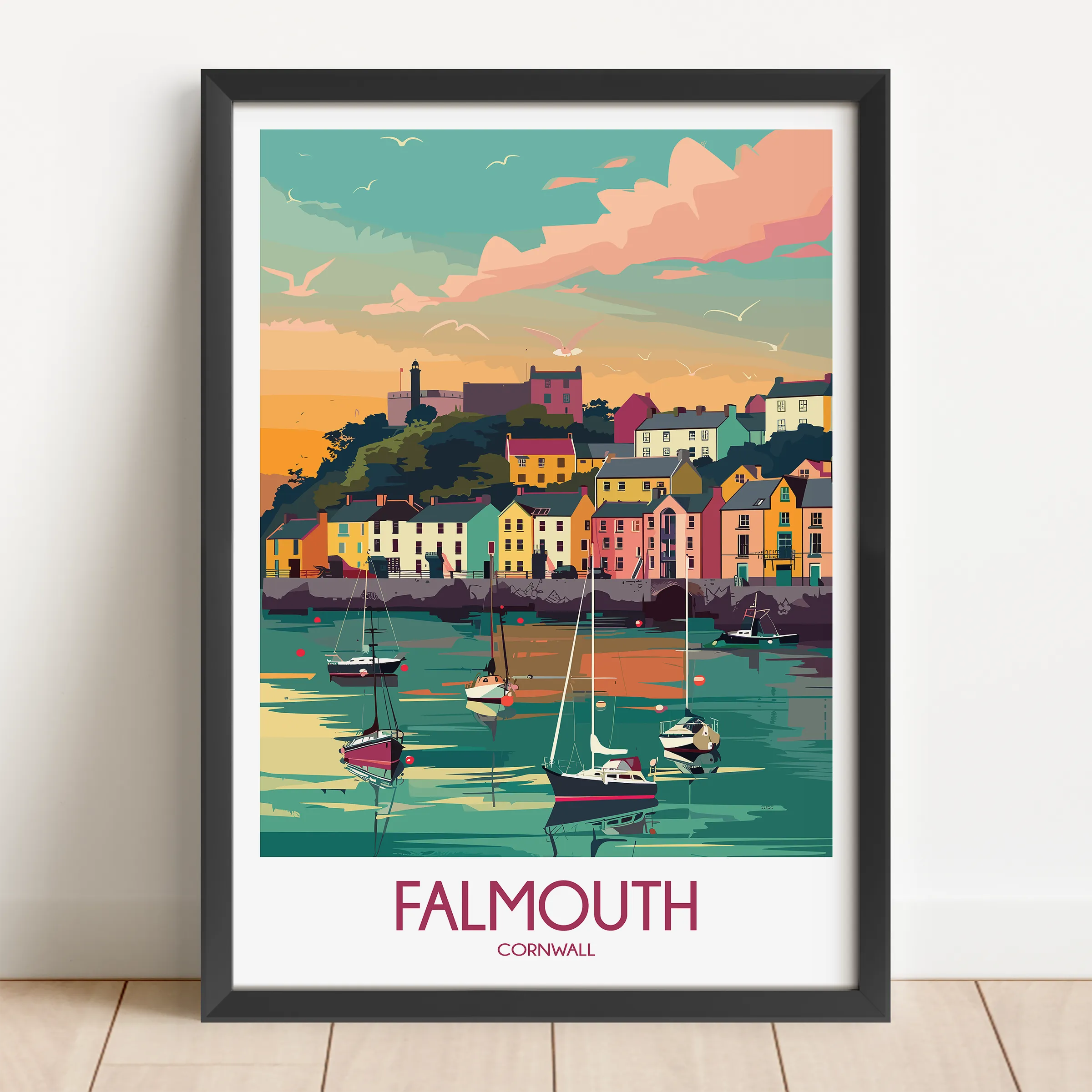 Falmouth Destination Art Gift