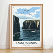 Farne Islands Destination Art Gift