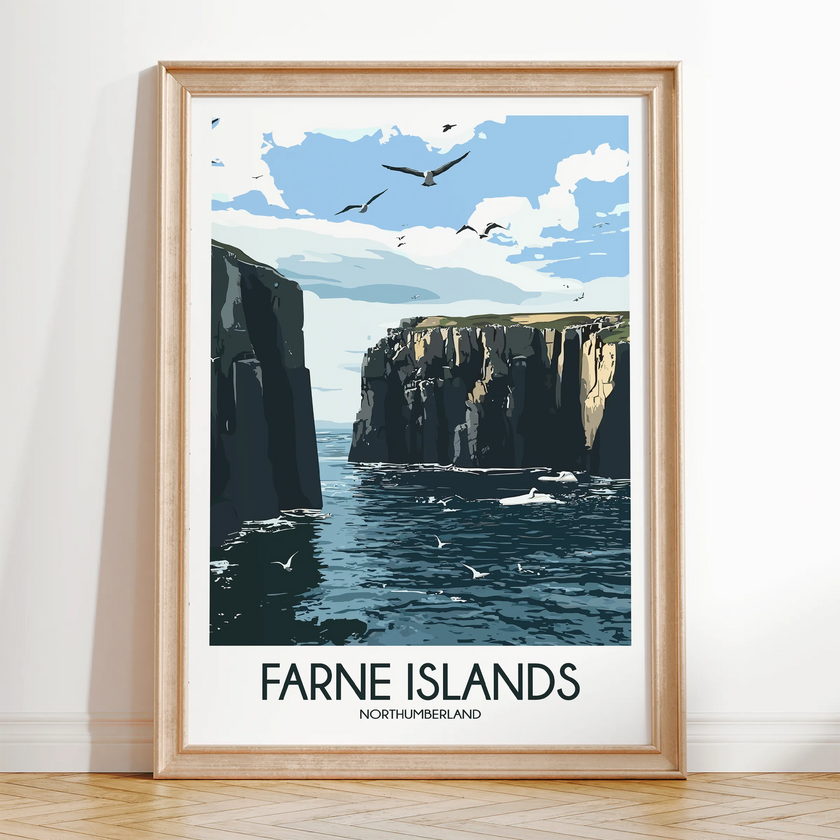 Farne Islands Destination Art Gift
