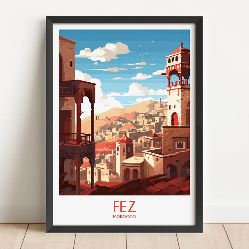 Fez Destination Art Gift