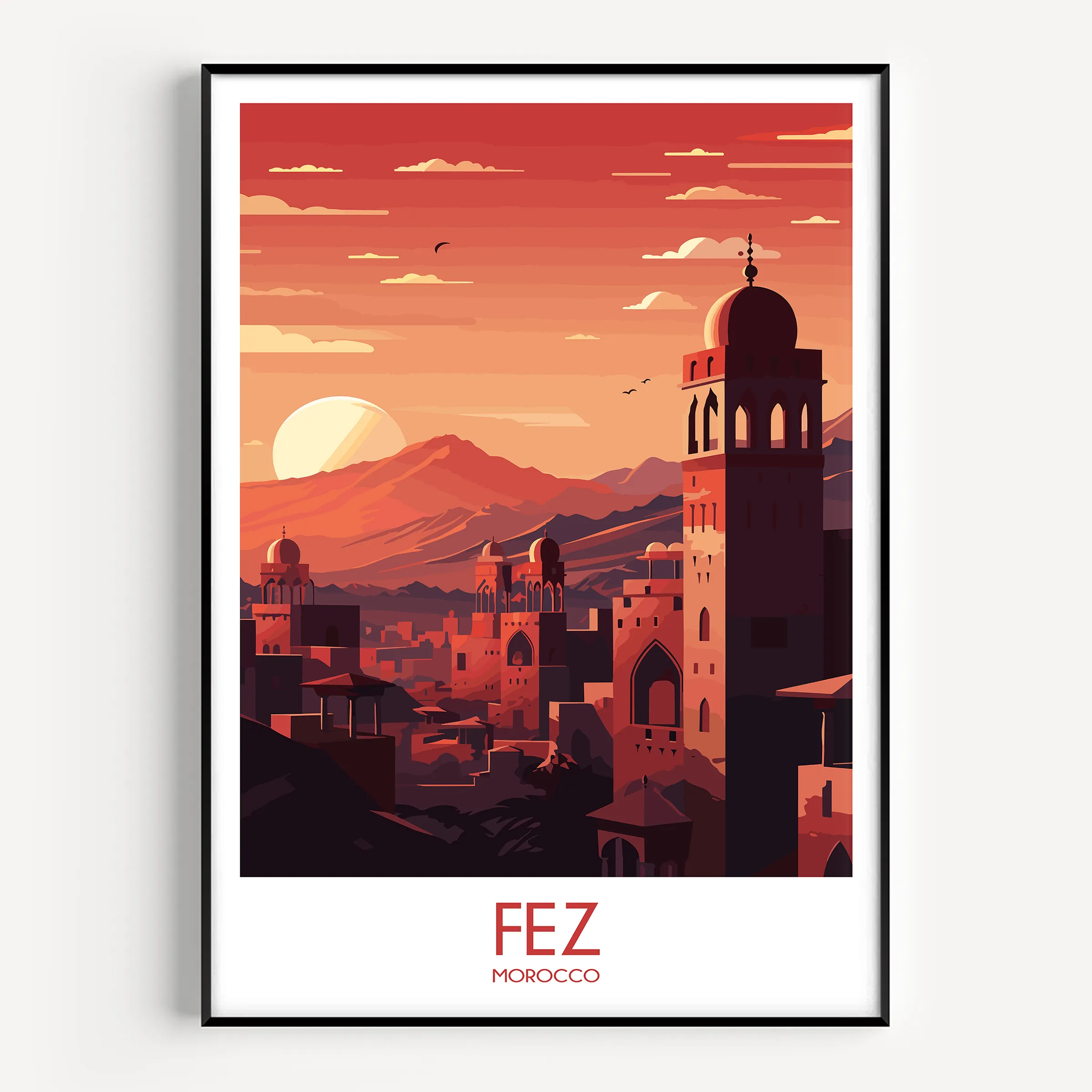 Fez Scenic Landscape Art