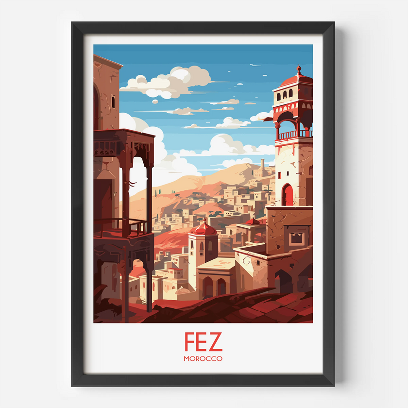 Fez Souvenir Poster Print