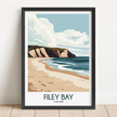 Filey Bay Minimalist Wall Art