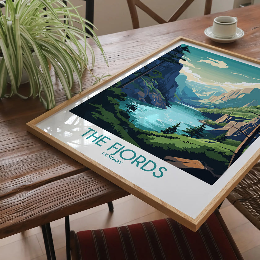 Fjords Destination Art Gift