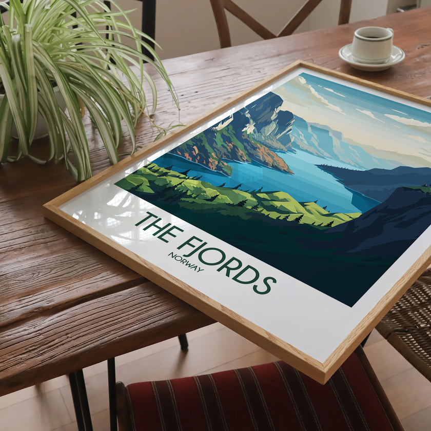 Fjords Destination Art Gift