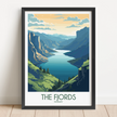 Fjords Minimalist Wall Art