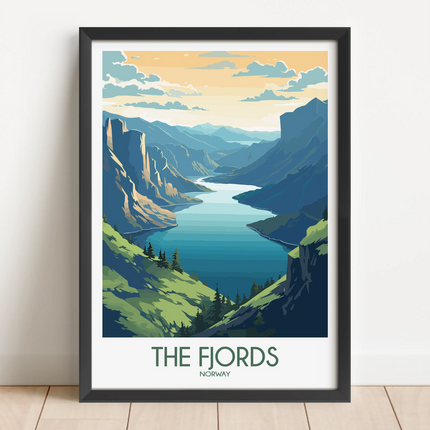 Fjords Minimalist Wall Art