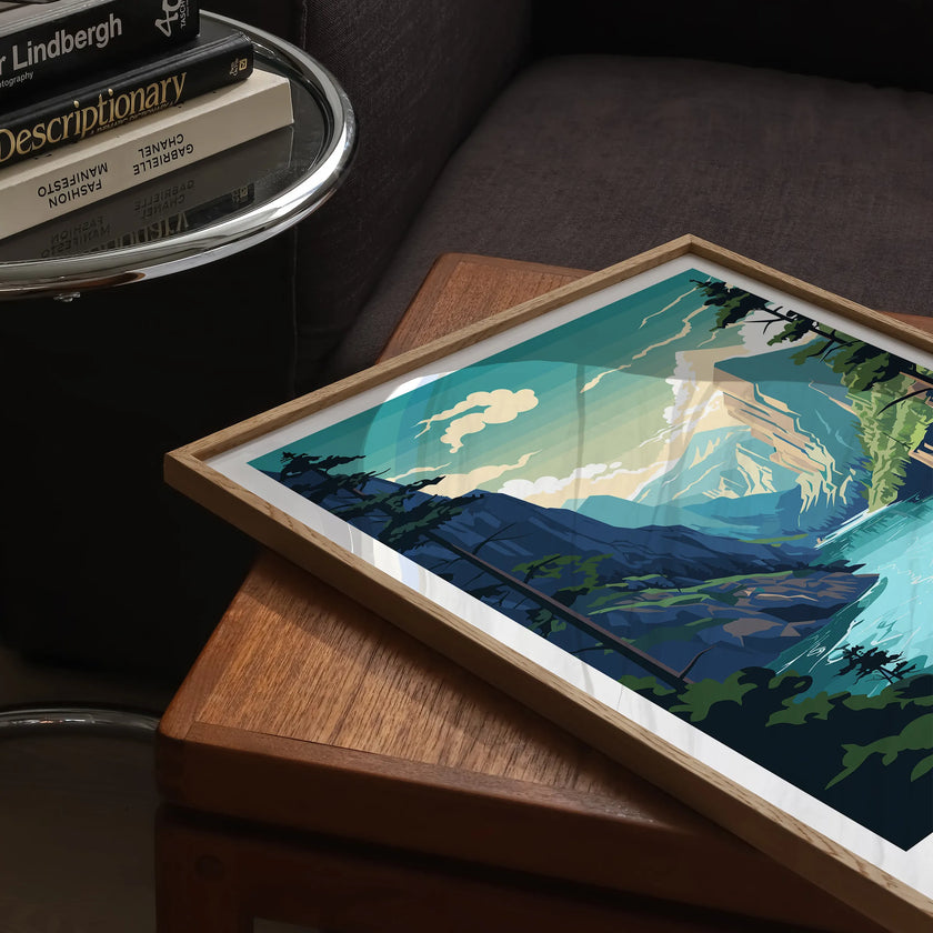 Fjords Scenic Landscape Art