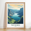 Fjords Scenic Landscape Art