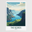 Fjords Scenic Landscape Art