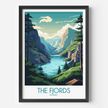 Fjords Scenic Landscape Art