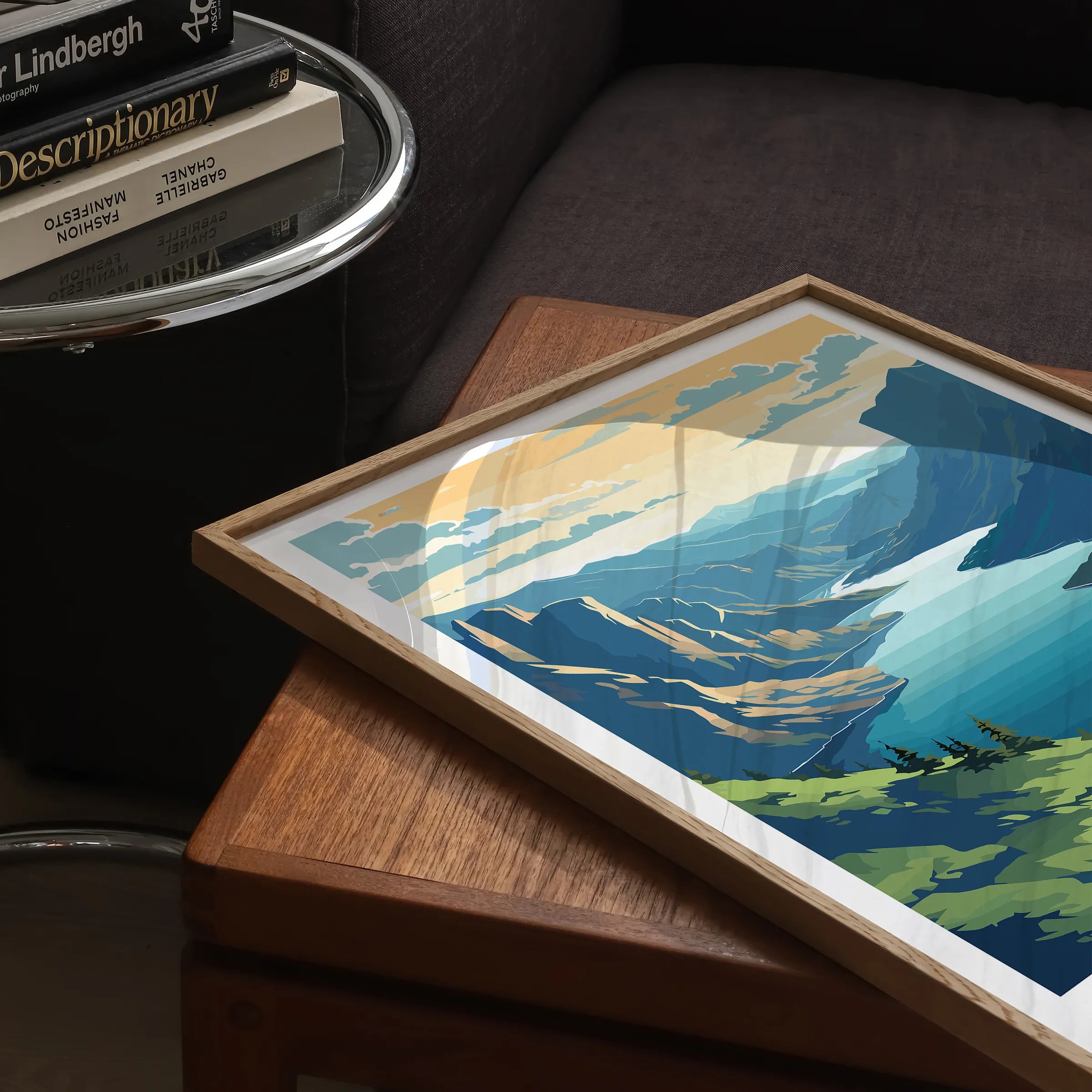 Fjords Souvenir Poster Print