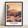 Flagstaff Modern Travel Poster