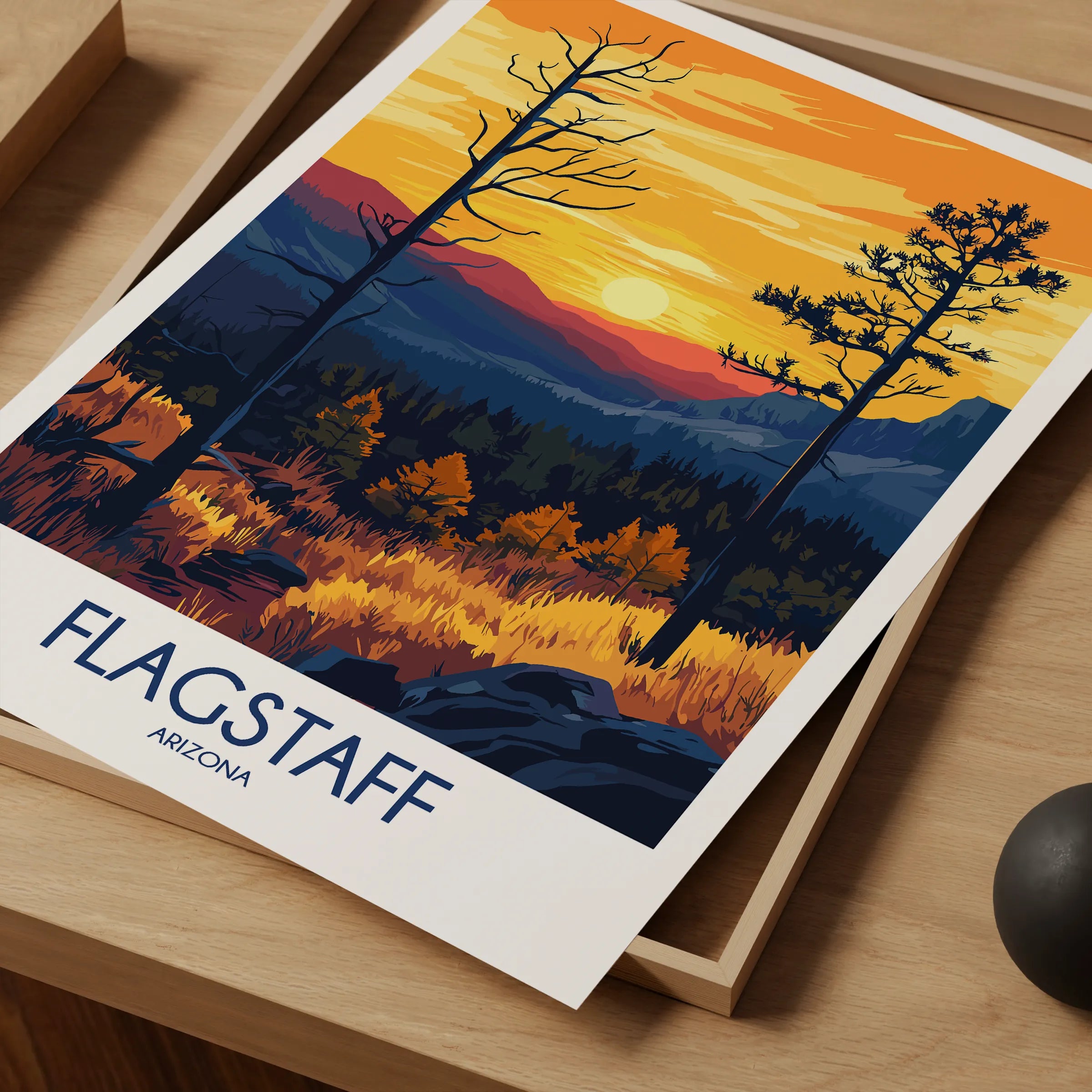 Flagstaff Souvenir Poster Print