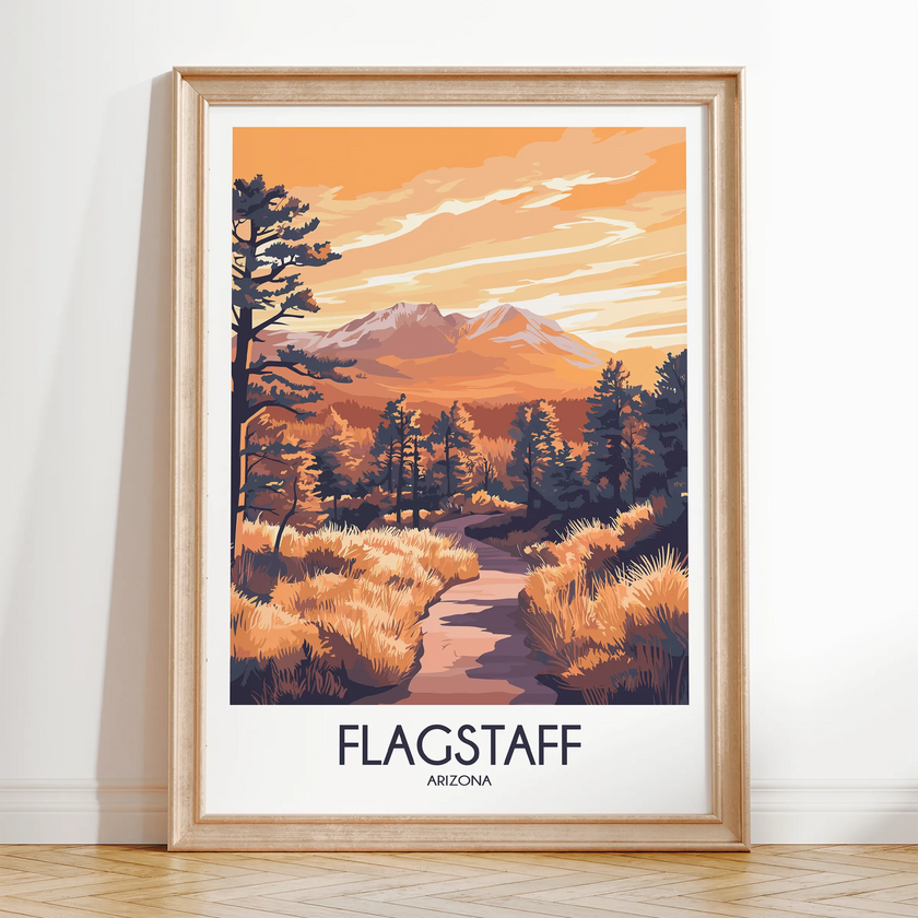 Flagstaff Souvenir Poster Print
