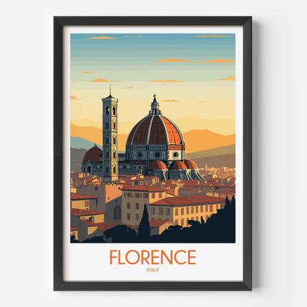 Florence Modern Travel Poster