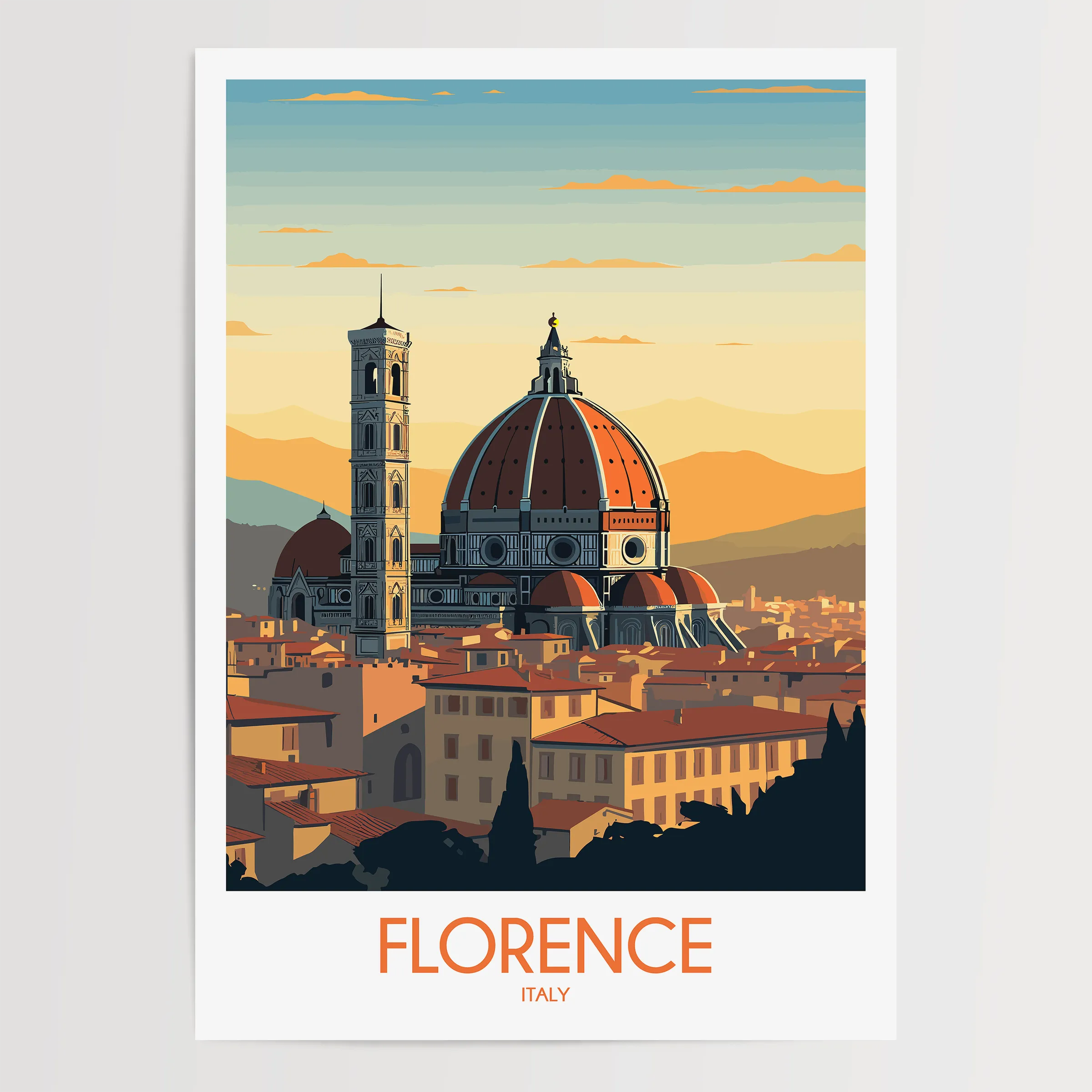 Florence Souvenir Poster Print