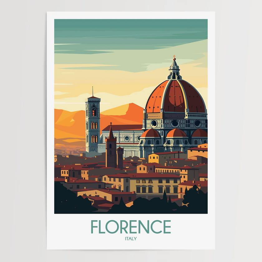 Florence Souvenir Poster Print