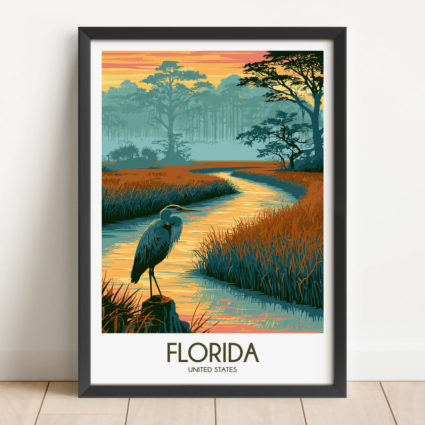 Florida Minimalist Wall Art