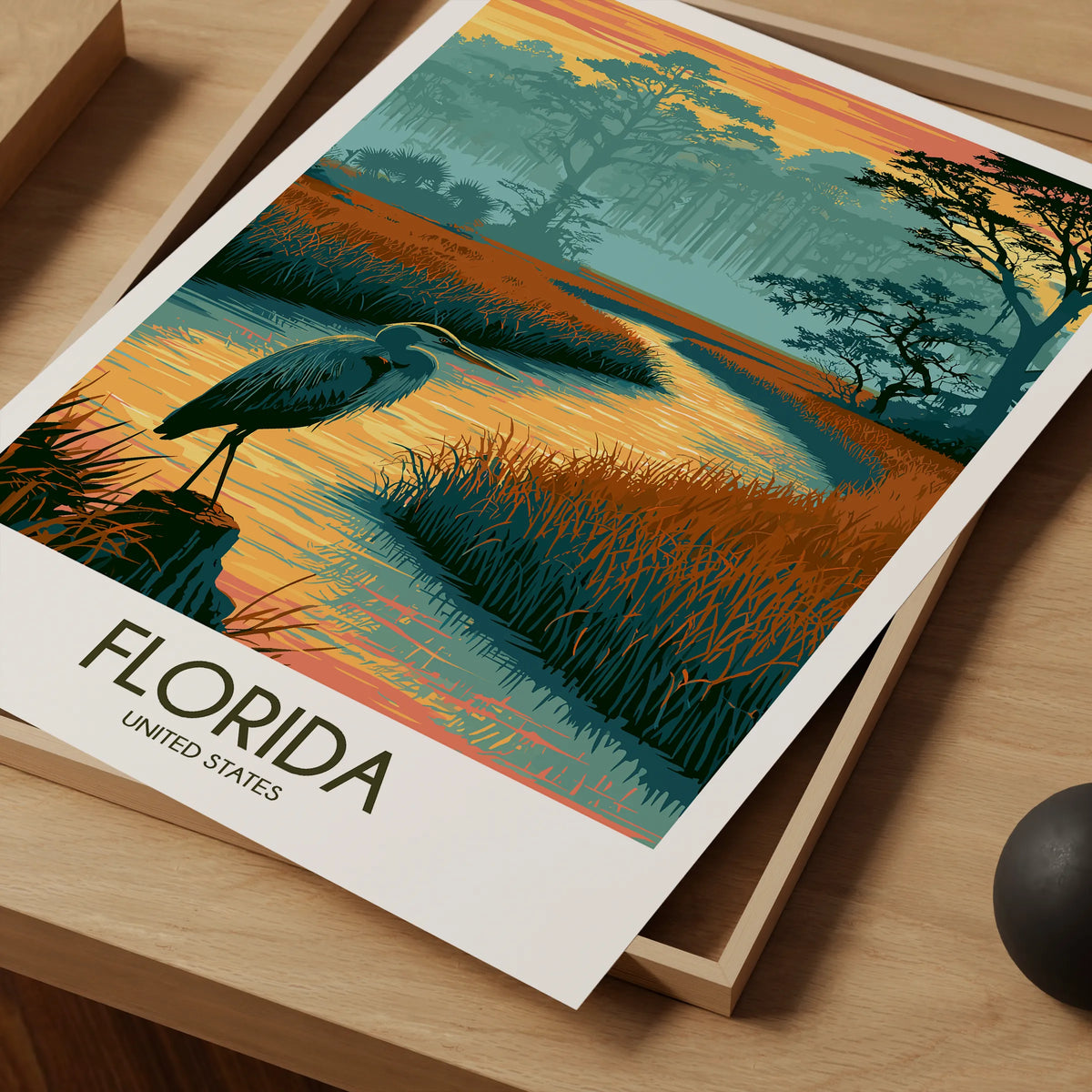 Florida Modern Travel Poster
