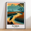 Florida Retro Travel Illustration