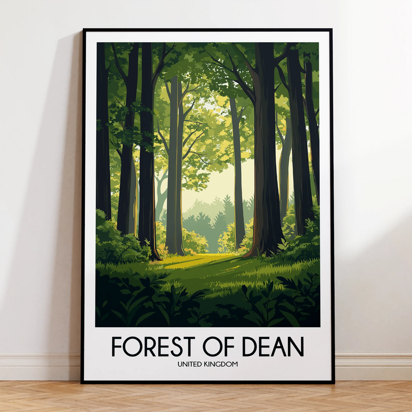 Forest Of Dean Destination Art Gift