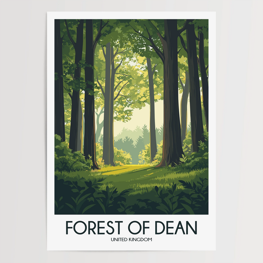 Forest Of Dean Minimalist Wall Art