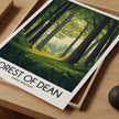 Forest Of Dean Modern Travel Poster