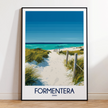 Formentera Modern Travel Poster