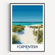 Formentera Scenic Landscape Art