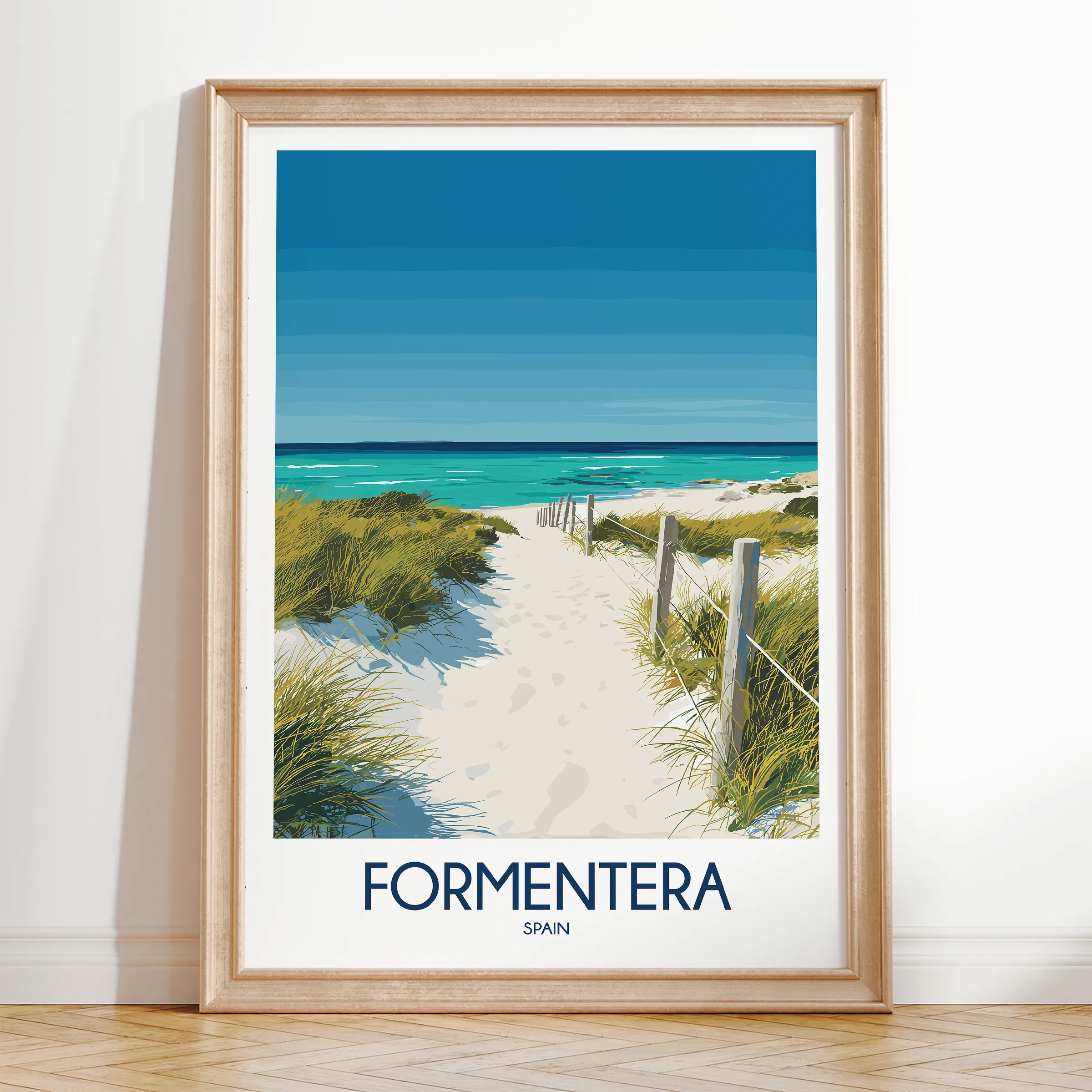 Formentera Souvenir Poster Print