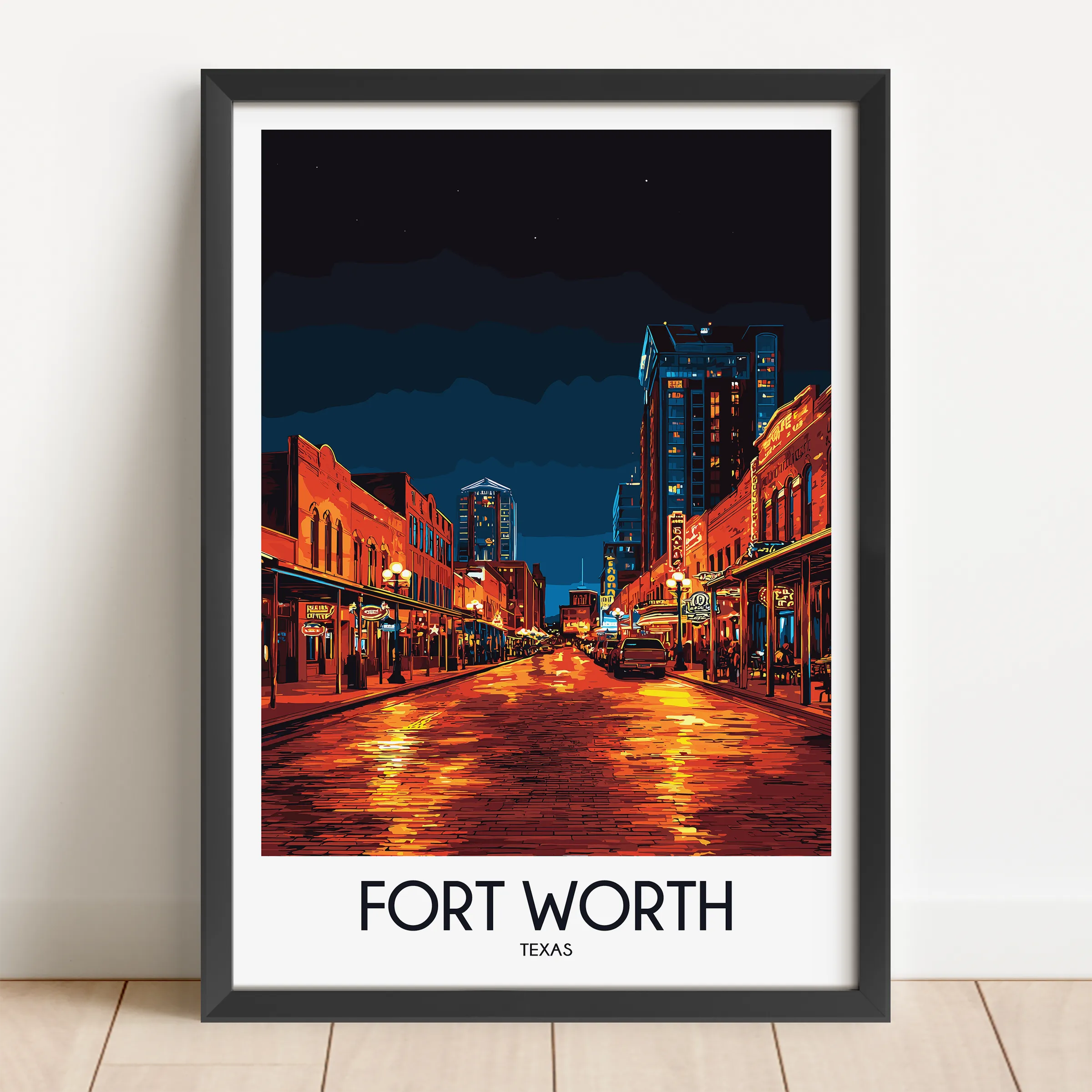 Fort Worth Destination Art Gift