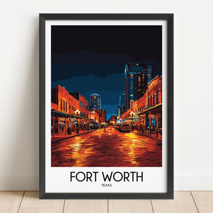 Fort Worth Destination Art Gift