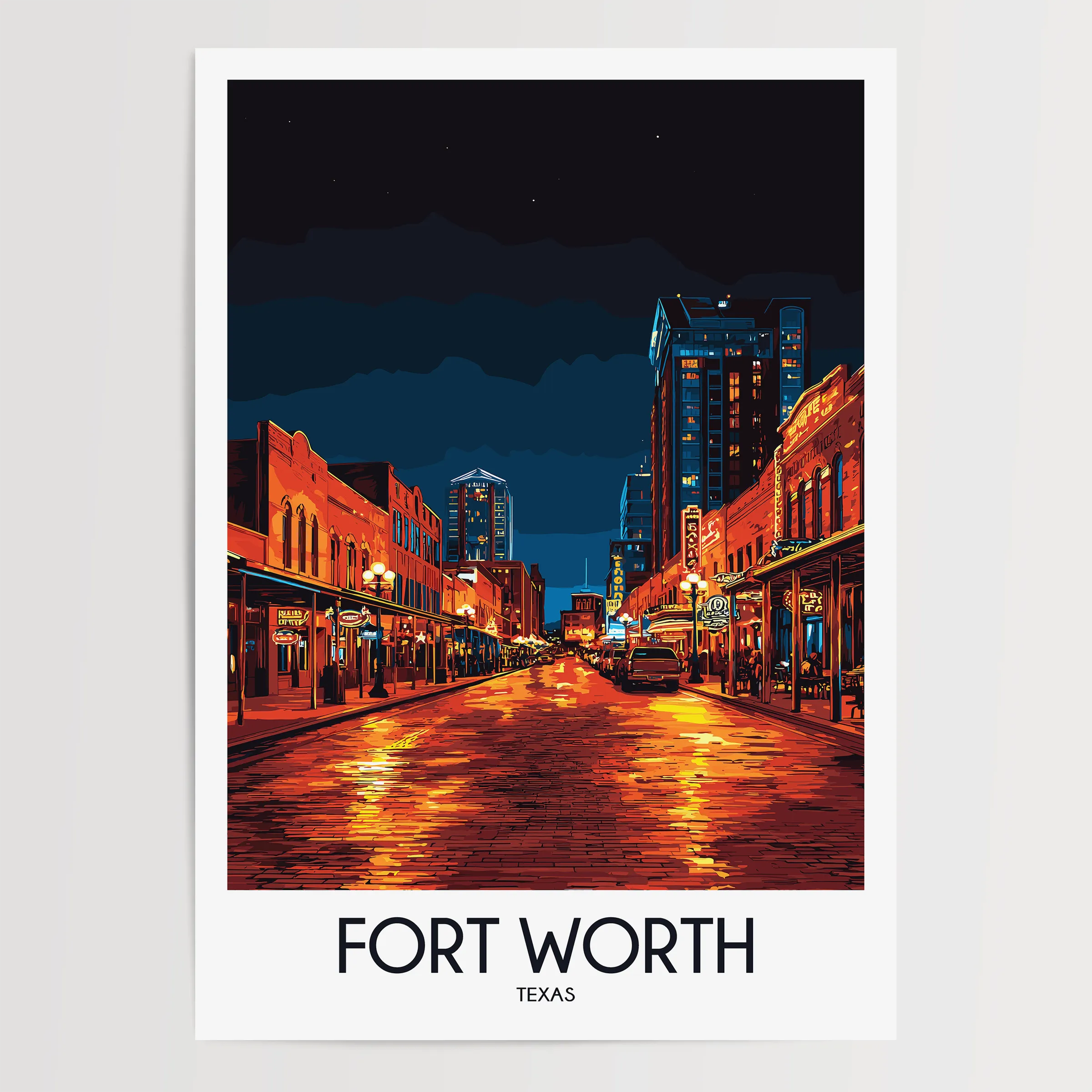 Fort Worth Scenic Landscape Art