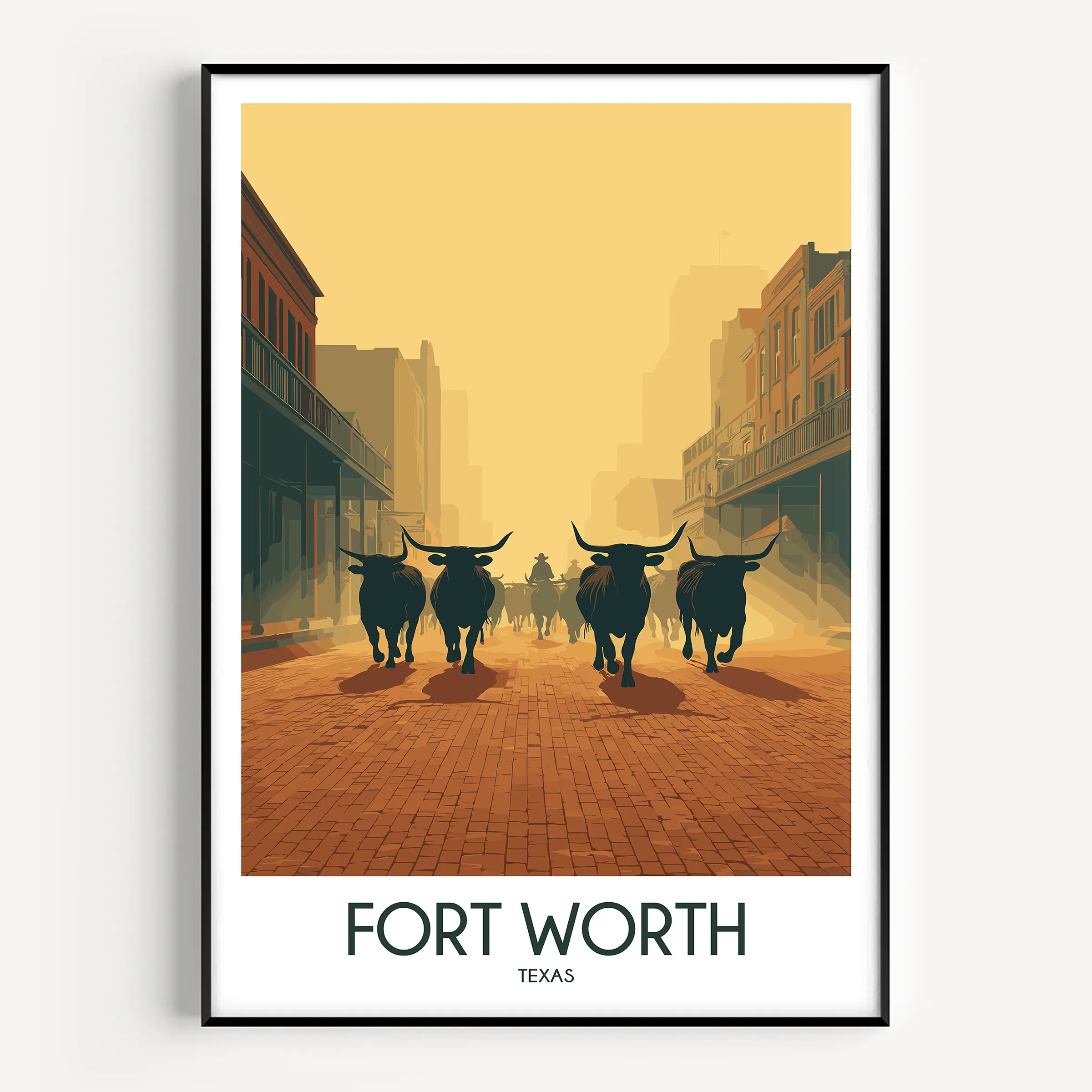 Fort Worth Scenic Landscape Art