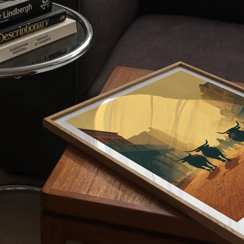 Fort Worth Souvenir Poster Print