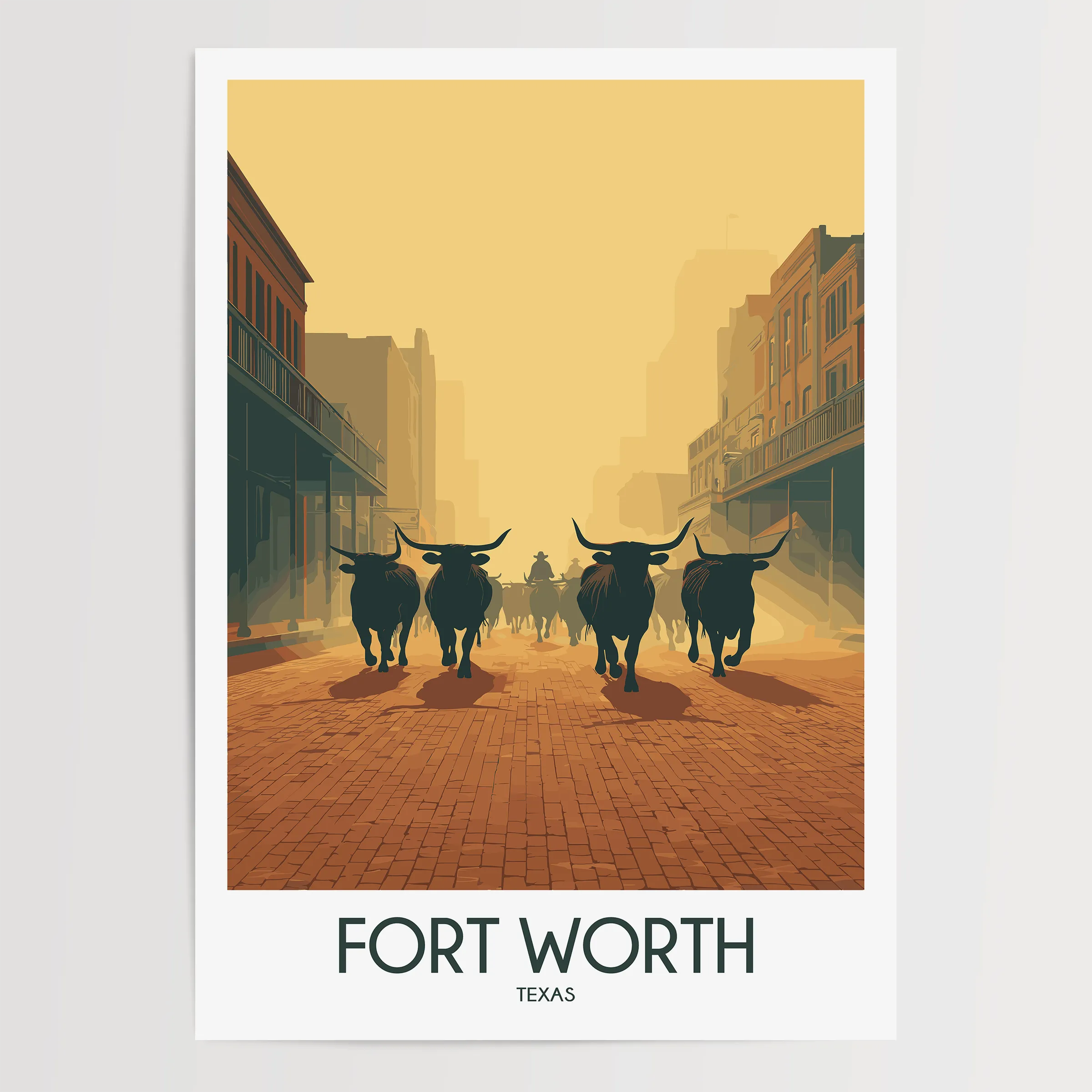 Fort Worth Travel Memory Gift