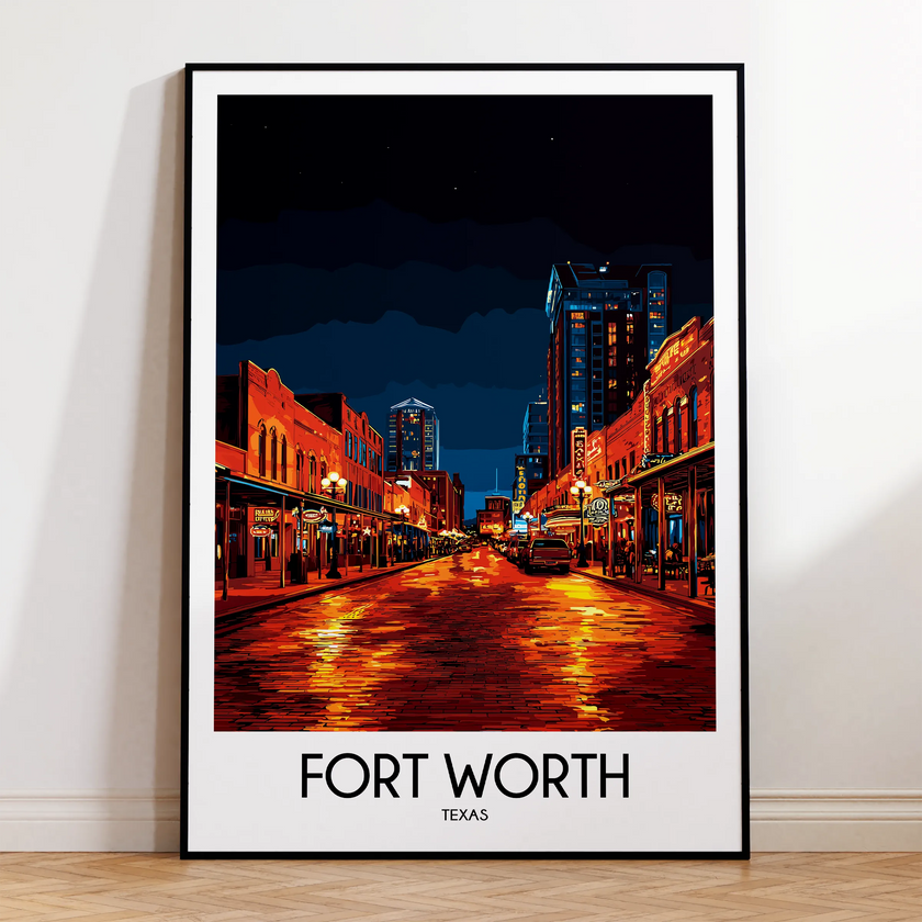 Fort Worth Travel Memory Gift