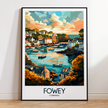 Fowey Destination Art Gift
