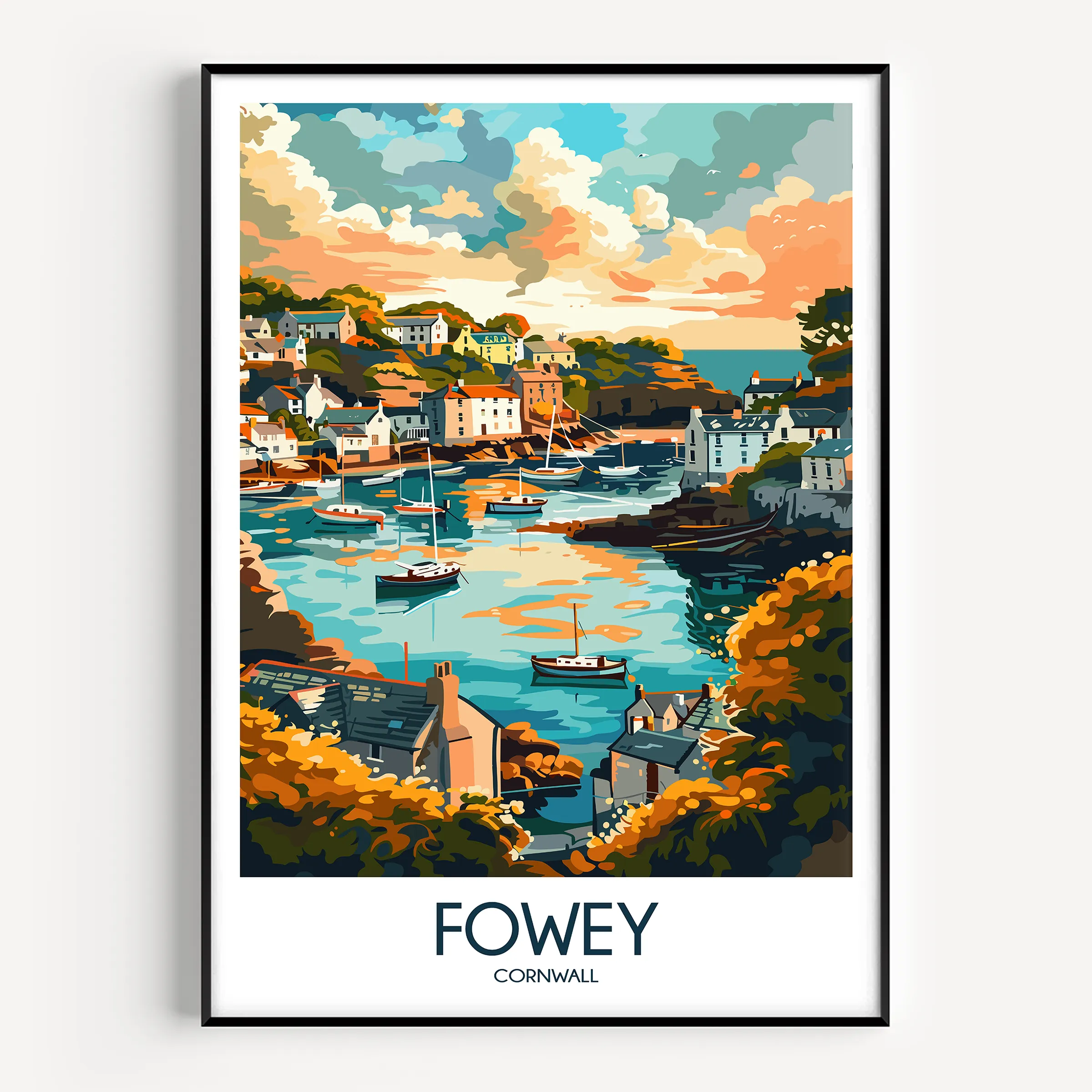 Fowey Gallery Quality Print